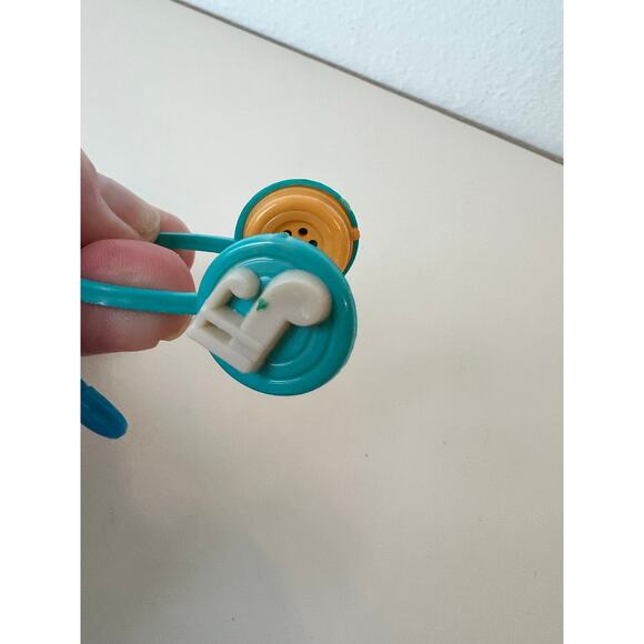 Baseball Bat and Headphones 1980s Bell Clip Charm Necklace Keychain Bell Lot - Picture 2 of 3